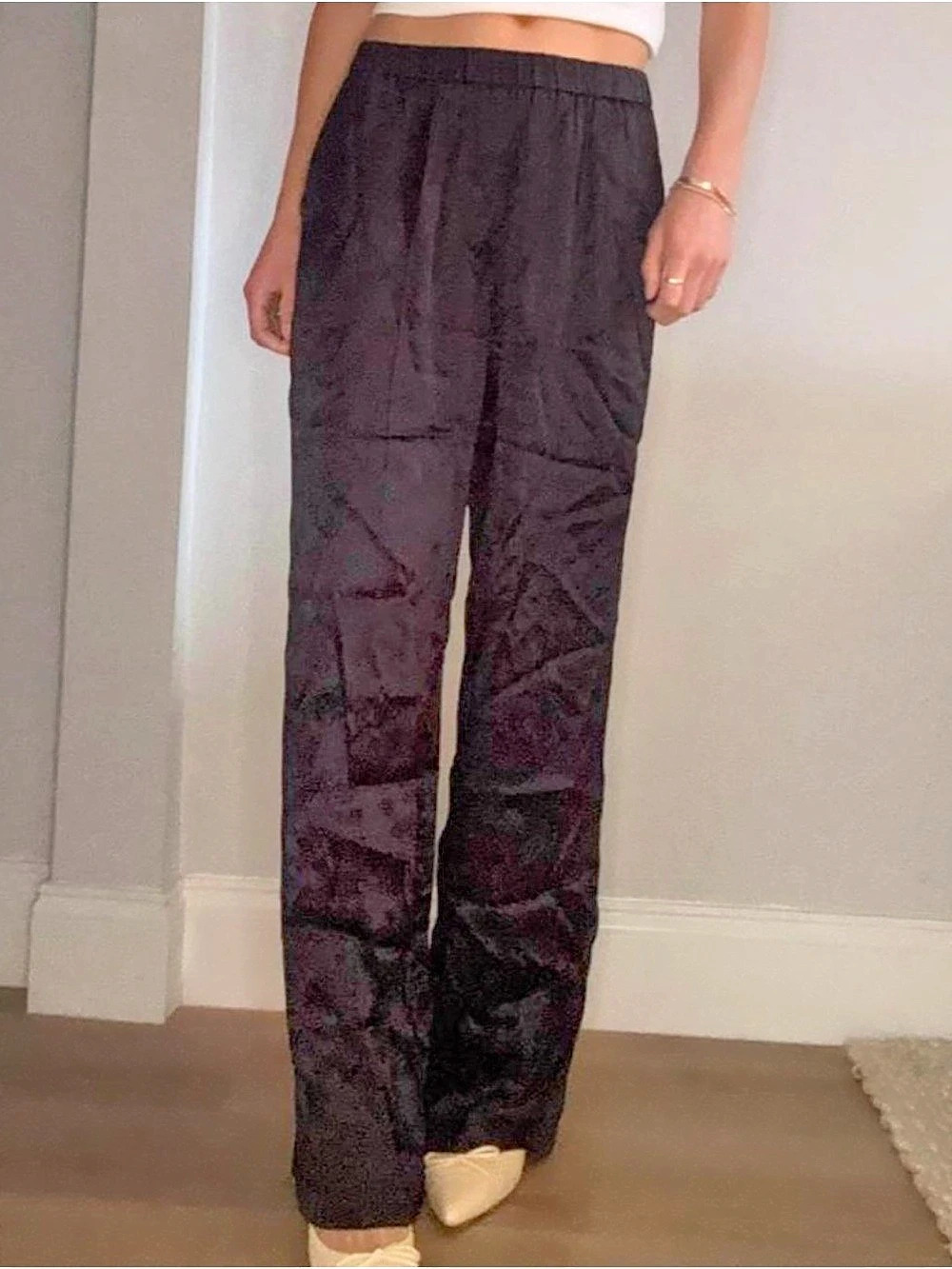 Black Wide Leg Pants Like New